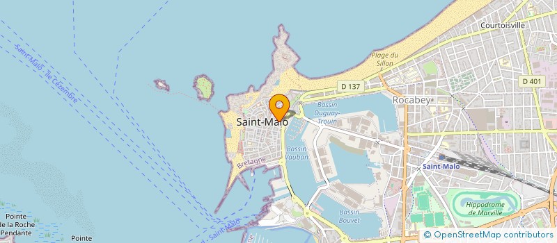localisation de l'entreprise AFG SOCIETE à SAINT-MALO
