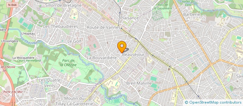 localisation de l'entreprise AFG TECHNIC ESSOR à SAINT-HERBLAIN