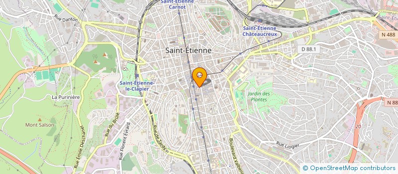 localisation de l'entreprise AFGHAN COIFFURE  SAINT-ETIENNE