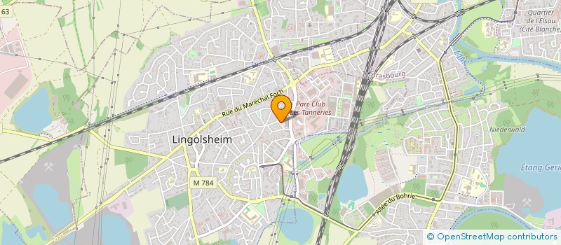 localisation de l'entreprise AFGP CONSEIL  LINGOLSHEIM