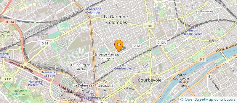 localisation de l'entreprise AFH TRADING PARIS à COURBEVOIE