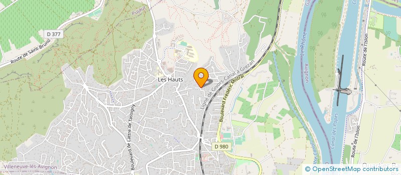 localisation de l'entreprise AFI à VILLENEUVE-LES-AVIGNON