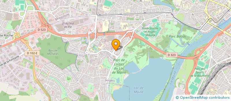 localisation de l'entreprise AFI à ANGERS