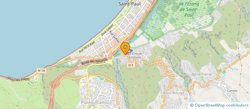 localisation de l'entreprise AFI à SAINT-PAUL