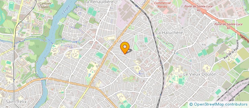 localisation de l'entreprise AFI à NANTES
