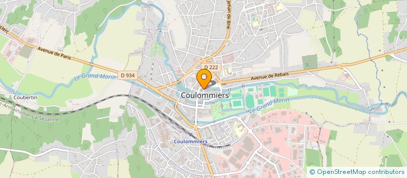 localisation de l'entreprise AFI à COULOMMIERS