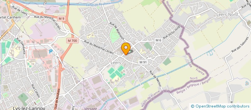 localisation de l'entreprise AFI  LEERS