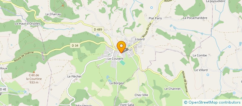 localisation de l'entreprise AFI  DUERNE