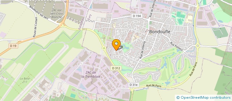 localisation de l'entreprise AFI CONSULTING  BONDOUFLE