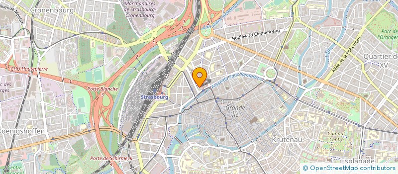 localisation de l'entreprise AFI.ESCA à STRASBOURG