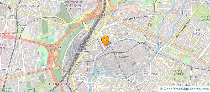 localisation de l'entreprise AFI ESCA HOUSE SCI  STRASBOURG