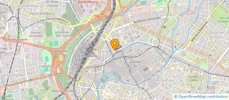 localisation de l'entreprise AFI.ESCA PATRIMOINE à STRASBOURG