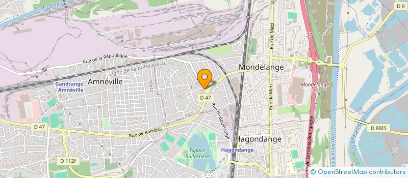 localisation de l'entreprise AFI OCCAS  MONDELANGE