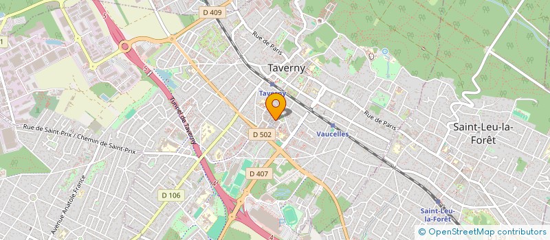 localisation de l'entreprise AFI TRANSPORT  TAVERNY