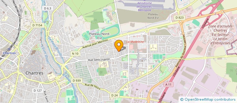 localisation de l'entreprise AFI2C à CHARTRES