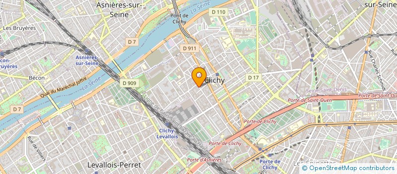 localisation de l'entreprise AFIACARE à CLICHY