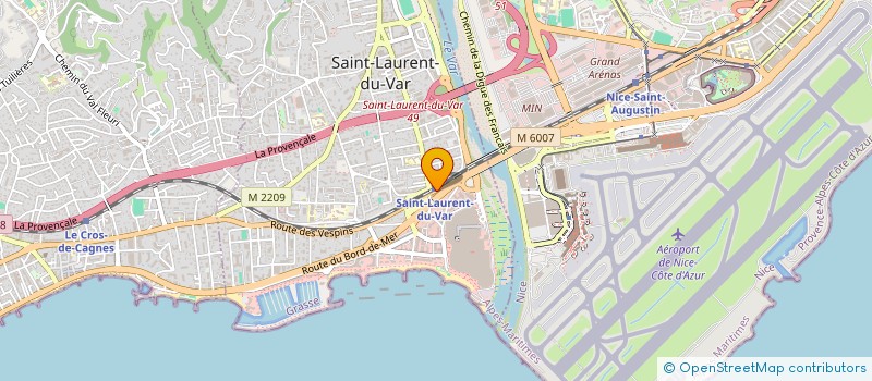 localisation de l'entreprise AFIBATIMENT à SAINT-LAURENT-DU-VAR
