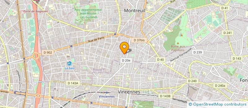 localisation de l'entreprise AFIBES à MONTREUIL