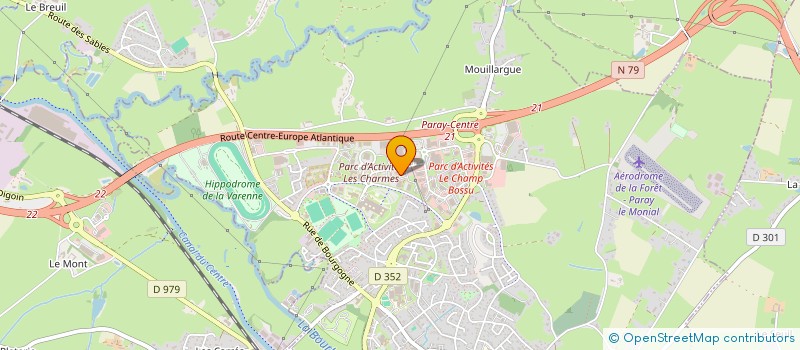 localisation de l'entreprise AFIBIO à PARAY-LE-MONIAL