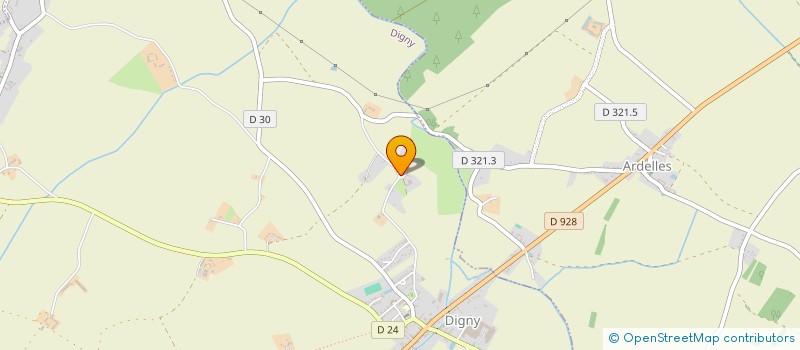 localisation de l'entreprise AFIC à DIGNY