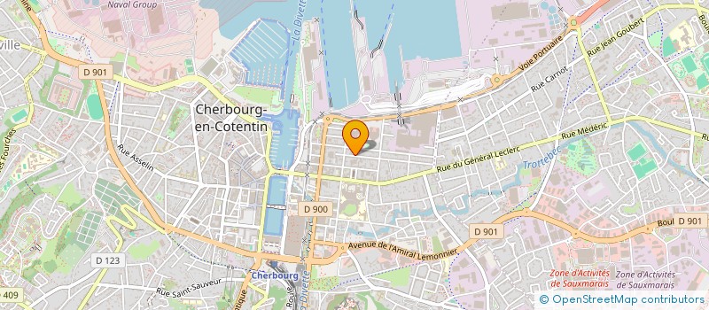 localisation de l'entreprise AFIC IMMO à CHERBOURG-EN-COTENTIN