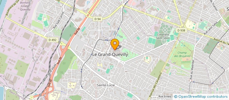 localisation de l'entreprise AFIC SERVICES à LE GRAND-QUEVILLY