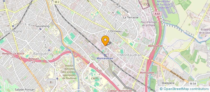 localisation de l'entreprise AFICEPP  TOULOUSE