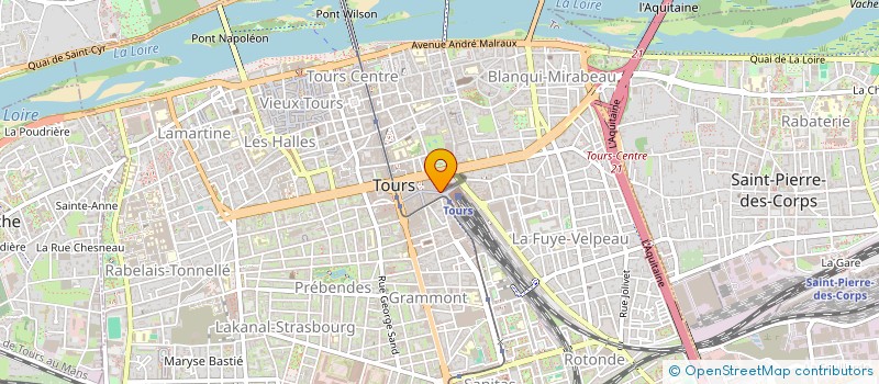 localisation de l'entreprise AFICO GESTION  TOURS
