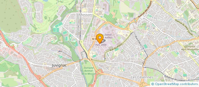 localisation de l'entreprise AFID à MONTPELLIER