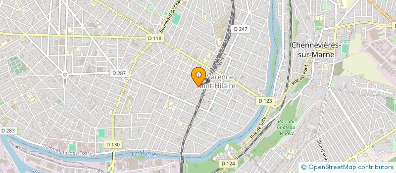 localisation de l'entreprise AFIDEC  SAINT-MAUR-DES-FOSSES