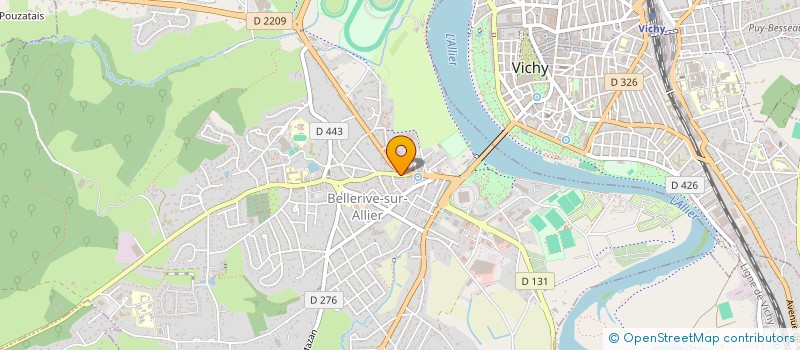 localisation de l'entreprise AFIDECO  BELLERIVE-SUR-ALLIER