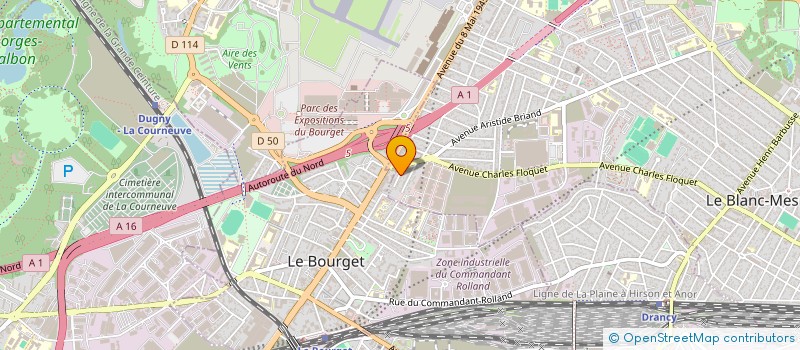 localisation de l'entreprise AFIFI GEST à LE BLANC-MESNIL