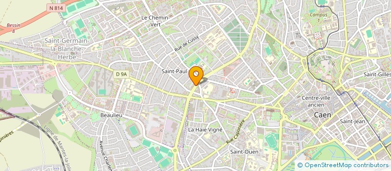 localisation de l'entreprise AFIGEC CAEN à CAEN