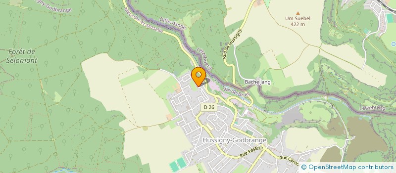 localisation de l'entreprise AFIGO  HUSSIGNY-GODBRANGE