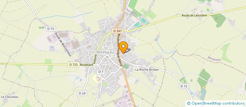 localisation de l'entreprise AFILS  MIREBEAU