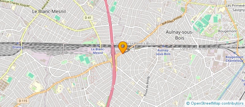localisation de l'entreprise AFIM LOGISTIQUE ET SERVICES à AULNAY-SOUS-BOIS