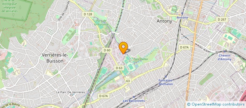 localisation de l'entreprise AFIMES à VERRIERES-LE-BUISSON