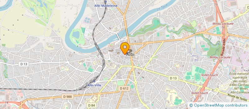 localisation de l'entreprise AFIMMOPOLIS IMMOBILIER à ALBI