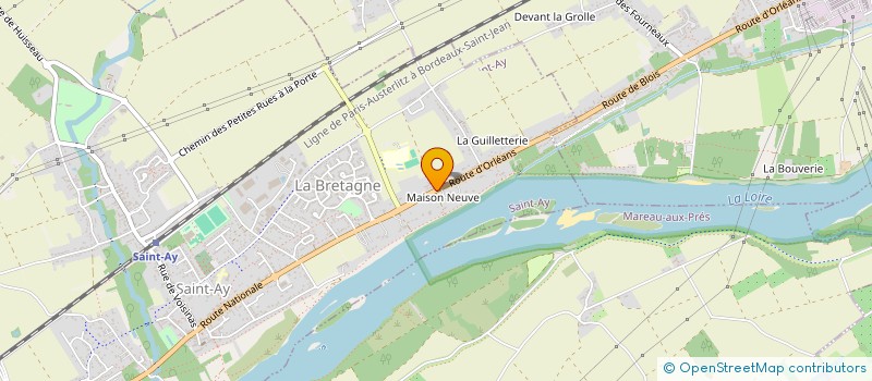 localisation de l'entreprise AFINE COURTAGE à SAINT-AY