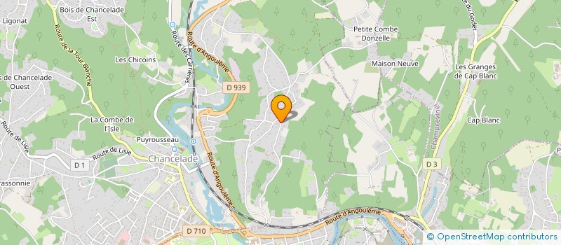 localisation de l'entreprise AFINE IMMO  CHANCELADE