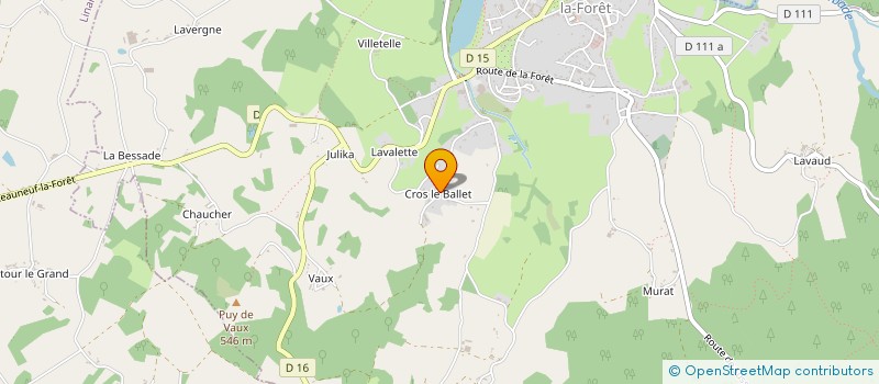 localisation de l'entreprise AFINEA  CHATEAUNEUF-LA-FORET