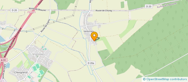 localisation de l'entreprise AFINIS  RUFFEY-LES-BEAUNE