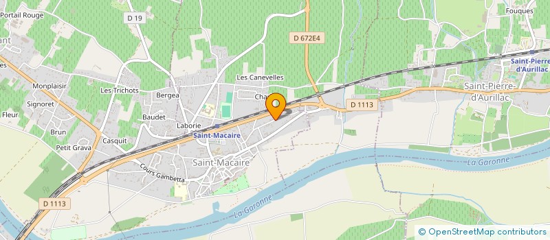 localisation de l'entreprise AFIP 33  SAINT-MACAIRE