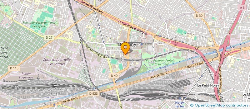 localisation de l'entreprise AFIPRO à BOBIGNY
