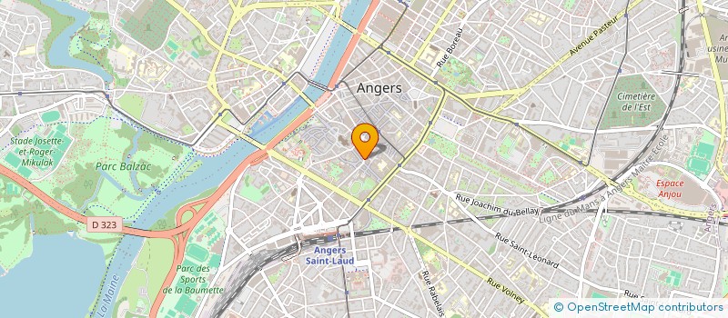 localisation de l'entreprise AFIRA INVEST à ANGERS