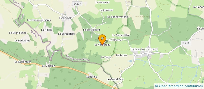 localisation de l'entreprise AFIRINE  POUVRAI