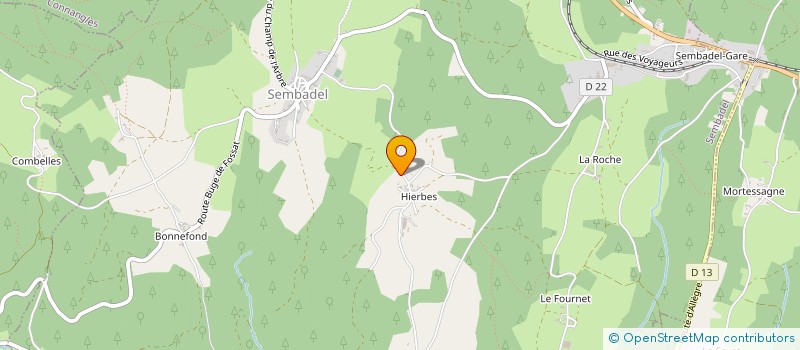 localisation de l'entreprise AFIRST  SEMBADEL