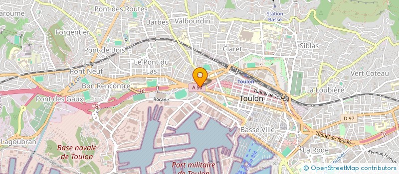 localisation de l'entreprise AFISEA  TOULON