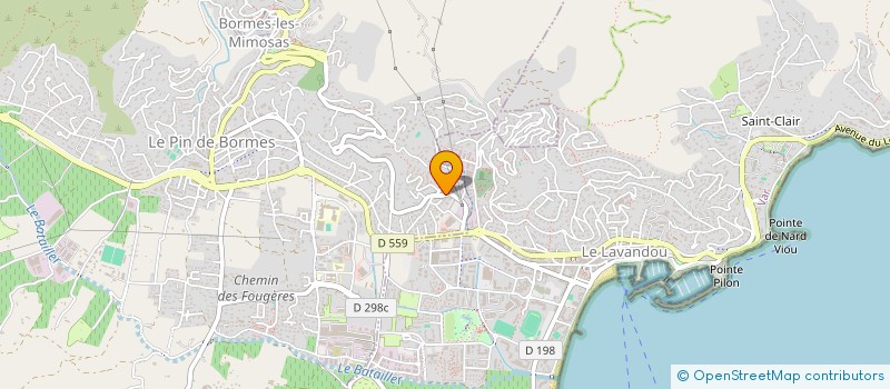 localisation de l'entreprise AFISUD  BORMES-LES-MIMOSAS