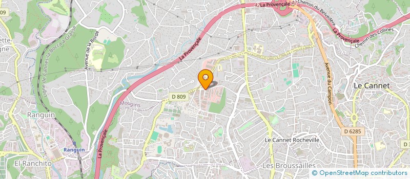 localisation de l'entreprise AFIT GYM LE CANNET à LE CANNET